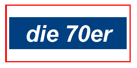 die 70er Jahre
